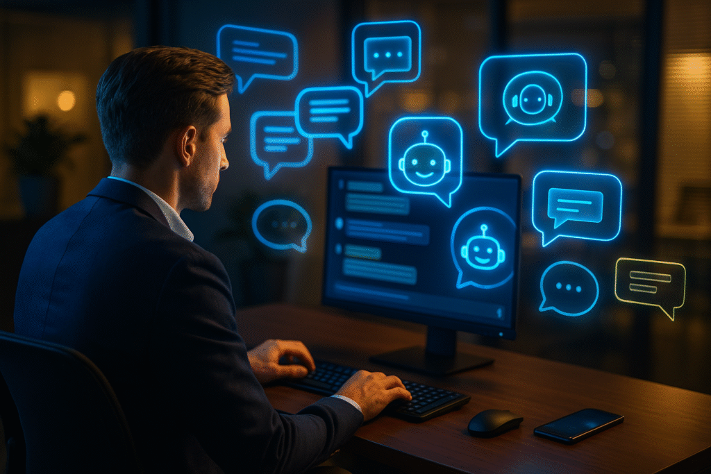 Échanges avec un assistant conversationnel IA