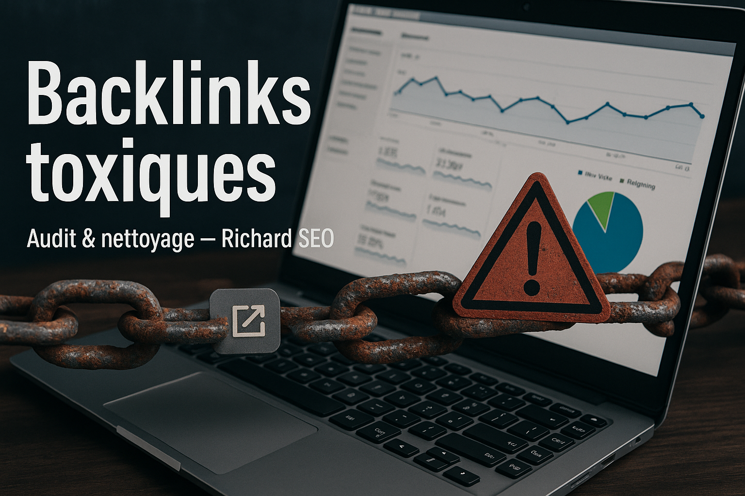 Backlinks toxiques nuisent SEO. Détectez via GSC/Semrush. Supprimez
